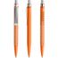 prodir QS40 PMS Push Kugelschreiber (orange-silber satiniert) (Art.-Nr. CA851807)