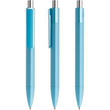 prodir DS4 PMM Push Kugelschreiber (Dusty blue-silber poliert) (Art.-Nr. CA942382)