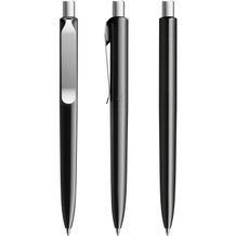 prodir DS8 PSP Push Kugelschreiber (schwarz-silber satiniert) (Art.-Nr. CA955876)