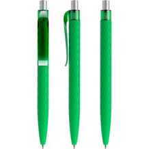 prodir QS01 Soft Touch PRT Push Kugelschreiber (Bright Green-silber satiniert) (Art.-Nr. CA966928)
