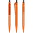 prodir QS40 PMT Push Kugelschreiber (orange-silber poliert) (Art.-Nr. CA993498)
