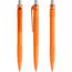prodir QS30 Soft Touch PRT Push Kugelschreiber (orange-silber satiniert) (Art.-Nr. CA998673)