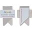Büroklammer/Clip Wingclip Shape Beidseitig [100er Pack] (Stahlfarbe) (Art.-Nr. CA310437)