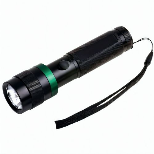 LED Leuchte "Security 3W" (Art.-Nr. CA642261) - LED Taschenleuchte mit Nylon-Gürtelhols...