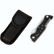 Outdoor-Taschenmesser mit 8 Funktionen Rescue (schwarz) (Art.-Nr. CA981306)