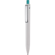 Kugelschreiber EXOS RECYCLED P (grau recycled / smaragd-grün) (Art.-Nr. CA015675)