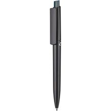 Kugelschreiber CREST RECYCLED + schwarz (schwarz recycled / smaragd-grün) (Art.-Nr. CA036306)