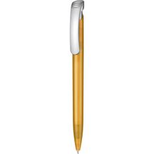 Kugelschreiber CLEAR FROZEN SI (mango-gelb) (Art.-Nr. CA040662)