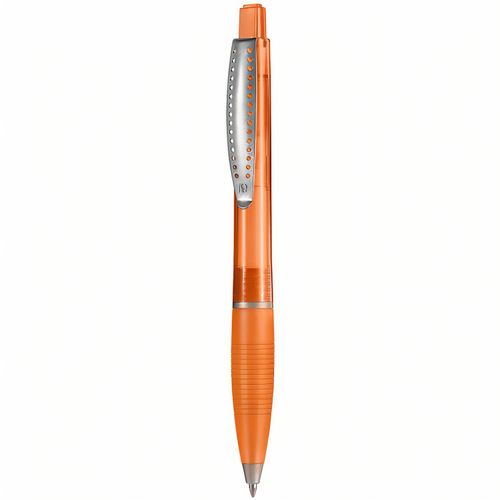 Kugelschreiber CLUB TRANSPARENT SI (Art.-Nr. CA053824) - Dieser elegante Kugelschreiber ist...