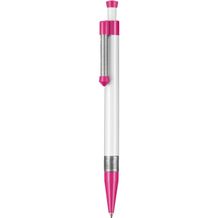 Kugelschreiber SPRING SP (weiß / fuchsia-pink) (Art.-Nr. CA058290)