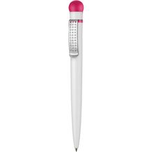 Kugelschreiber SATELLITE (weiß / fuchsia-pink) (Art.-Nr. CA060907)