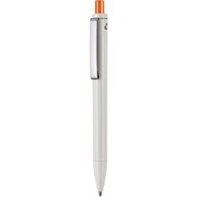 Kugelschreiber EXOS RECYCLED P (grau recycled / orange) (Art.-Nr. CA072136)