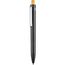 Kugelschreiber EXOS RECYCLED P (schwarz recycled / mango-gelb) (Art.-Nr. CA086326)