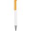 Kugelschreiber LIFT (weiß / apricot-gelb) (Art.-Nr. CA100234)