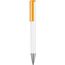 Kugelschreiber LIFT (weiß / apricot-gelb) (Art.-Nr. CA100234)