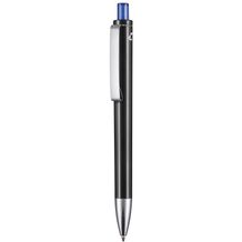 Kugelschreiber EXOS RECYCLED (schwarz recycled / royal-blau) (Art.-Nr. CA104977)