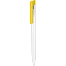 Kugelschreiber FRESH (weiß / apricot-gelb) (Art.-Nr. CA138468)