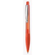 Kugelschreiber CLUB TRANSPARENT (flamingo-orange) (Art.-Nr. CA148993)