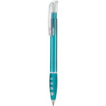 Kugelschreiber BUBBLE TRANSPARENT (royal-blau) (Art.-Nr. CA150396)