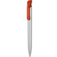 Kugelschreiber CLEAR SILVER F (kirsch-rot) (Art.-Nr. CA161115)