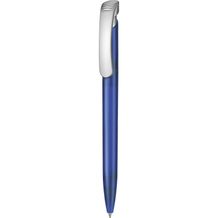 Kugelschreiber CLEAR FROZEN SI (wasserfall-blau) (Art.-Nr. CA161474)