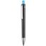 Kugelschreiber EXOS RECYCLED (schwarz recycled / caribic-blau) (Art.-Nr. CA162430)