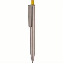 Kugelschreiber ALGO-PEN (algo-braun / mango-gelb) (Art.-Nr. CA163421)