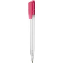 Kugelschreiber TWISTER FROZEN (frost-weiß / magenta-pink) (Art.-Nr. CA176401)