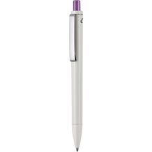 Kugelschreiber EXOS RECYCLED P (grau recycled / violett) (Art.-Nr. CA178606)