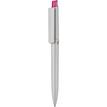 Kugelschreiber CREST RECYCLED + grau (grau recycled / magenta-pink) (Art.-Nr. CA193218)
