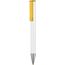 Kugelschreiber LIFT ST (weiß / mango-gelb) (Art.-Nr. CA196839)