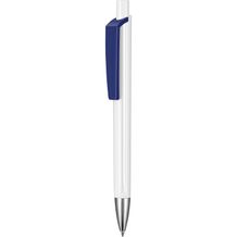 Kugelschreiber TRI-STAR (weiß / azur-blau) (Art.-Nr. CA198120)