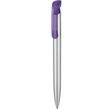 Kugelschreiber CLEAR SILVER F (kiwi transp.) (Art.-Nr. CA203728)