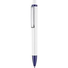 Kugelschreiber EXOS P (weiß / nacht-blau) (Art.-Nr. CA207742)
