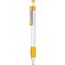 Kugelschreiber SPRING GRIPPY (weiß / apricot-gelb) (Art.-Nr. CA208369)