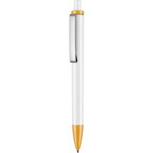 Kugelschreiber EXOS P (weiß / apricot-gelb) (Art.-Nr. CA215542)