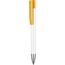 Kugelschreiber STRATOS (weiß / apricot-gelb) (Art.-Nr. CA216783)