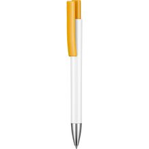 Kugelschreiber STRATOS (weiß / orange) (Art.-Nr. CA216783)
