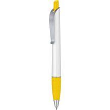 Kugelschreiber BOND (weiß / zitronen-gelb) (Art.-Nr. CA228750)