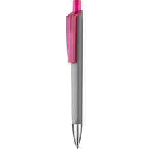 Kugelschreiber TRI-STAR SOFT ST (stein-grau / magenta-pink) (Art.-Nr. CA237089)