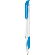 Kugelschreiber ATMOS (weiß / himmel-blau) (Art.-Nr. CA239002)