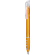 Kugelschreiber BUBBLE TRANSPARENT (mango-gelb) (Art.-Nr. CA258760)