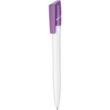 Kugelschreiber TWISTER (weiß / violett) (Art.-Nr. CA269588)