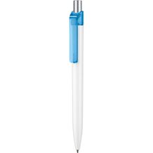 Kugelschreiber INSIDER STM (weiß / caribic-blau) (Art.-Nr. CA272442)