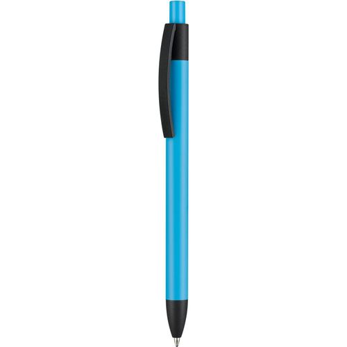 Kugelschreiber CAPRI-SOFT (Art.-Nr. CA296421) - Elegant kommt dieser Metallkugelschreibe...