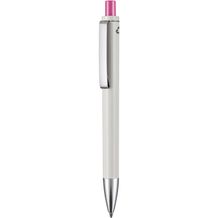Kugelschreiber EXOS RECYCLED (grau recycled / fuchsia-pink) (Art.-Nr. CA298725)