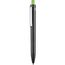 Kugelschreiber EXOS RECYCLED P (schwarz recycled / gras grün) (Art.-Nr. CA298729)