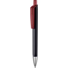 Kugelschreiber TRI-STAR SOFT ST (schwarz / kirsch-rot) (Art.-Nr. CA301677)