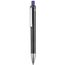 Kugelschreiber EXOS RECYCLED (schwarz recycled / ozean-blau) (Art.-Nr. CA307974)