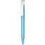 Kugelschreiber CLEAR TRANSPARENT S (caribic-blau) (Art.-Nr. CA308572)